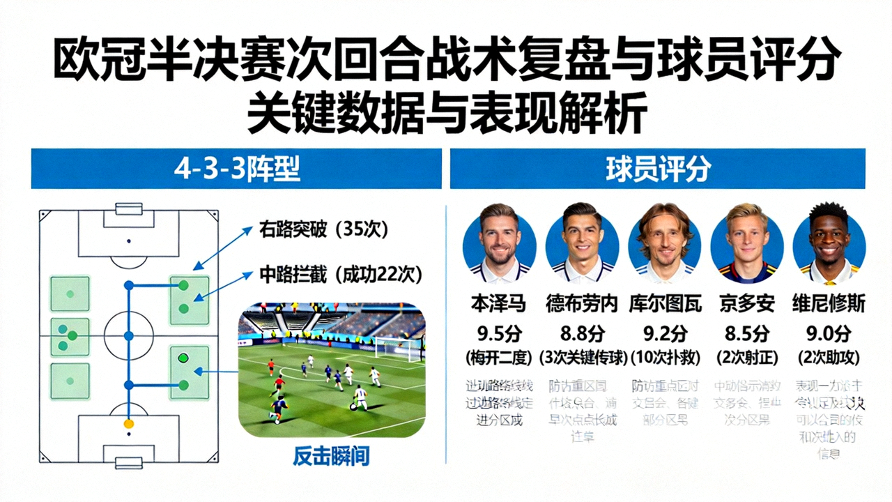 欧冠半决赛次回合战术复盘与球员评分